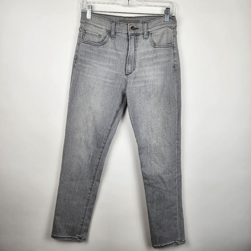 JOES THE LUNA HIGH RISE CIGARETTE ANKLE STRETCHY DENIM JEANS WOMEN 26 DISTRESSED